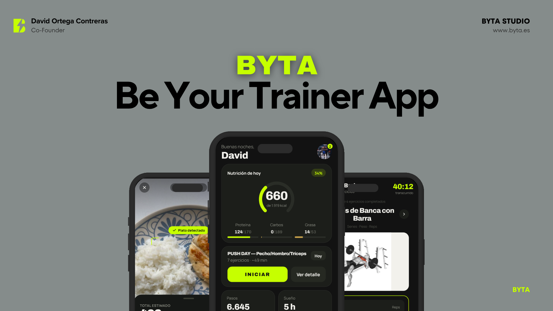 Portada de BYTA - Be Your Trainer App
